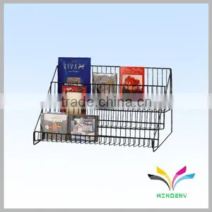 Office Desk Made in China Counter File Wire Hanging Metal Magazine Rack thumbnail-2