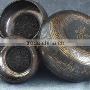 Itching Carving Singing Bowl thumbnail-1