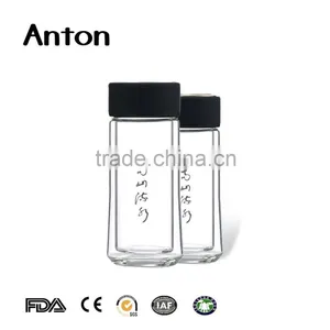 11oz Hot Selling Glass Sport Water Bottle High Quality Factory Suppling Glass Water Bottle High Quality Factory Suppling Glass thumbnail-3