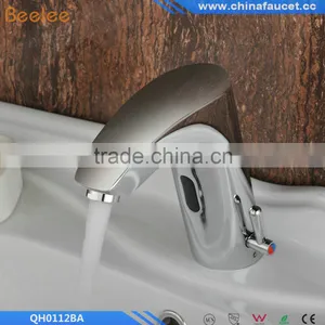 Bathroom Sink Faucet Brass Finish With Automatic Sensor (Hot and Cold)(QH0112BA) thumbnail-4