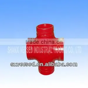 Ductile Cast Iron Four-way Pipe Fittings thumbnail-1