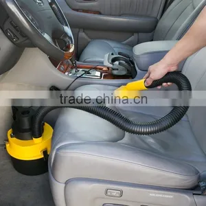 (WIN-602) Portable 12V Wet & Dry Canister Car Vacuum Cleaner Hose Inflation Pump DC Plug thumbnail-4