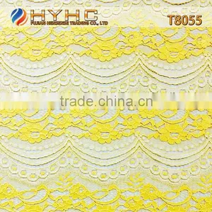 Wholesale Good Quality Nylon/Cotton/Rayon Strand Lace Fabric T8055 thumbnail-1