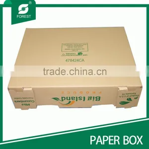 BROWN PRINTED PAPER TRAY FOR VEGETABLE LIKE MINI CUCUMBERS thumbnail-4