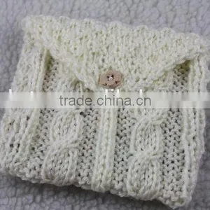 Custom Design Acrylic Material Handmade Knitted Ladies Purse thumbnail-4