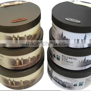 Large Gift Packaging Scarf Scarves Clothing Flower Box Round Exquisite Gift Box thumbnail-1