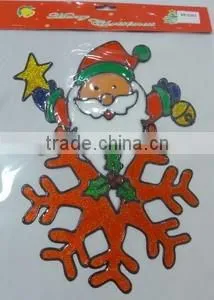 High Quality Santa Claus PVC Sticker For Christmas Celebration thumbnail-3