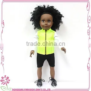 Baseball Black Doll With Wholesale Sneakers Shoes for Dolls thumbnail-5