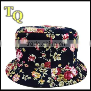 Fashion Custom Cotton Printed Bucket Hats With Short Brim thumbnail-1