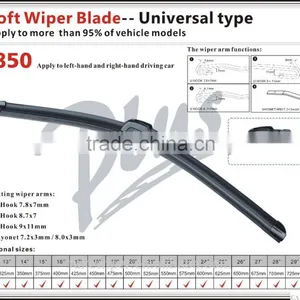 Universal Auto Soft Wiper Blade S850 for Colombia Market thumbnail-3