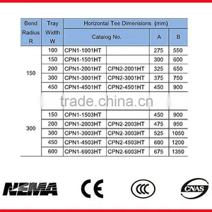 Cable Tray Fitting Horizontal Tee Shape thumbnail-3