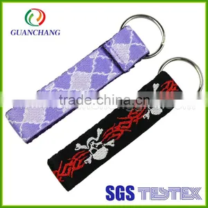 China Supplier Premium Design Cheap Items Promotional Gifts Keychain Short Lanyard With Keyring thumbnail-3