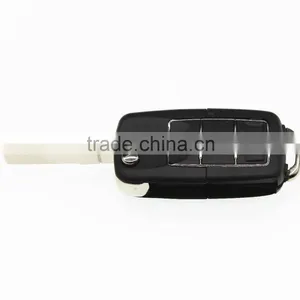 Volkswagen Black Plastic Infrared Car Key With Replace Fake Key, 3 Buttons thumbnail-3