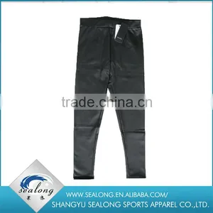 CHINA FACTORY LADIES WINTER FASHION PU LEGGINGS thumbnail-2