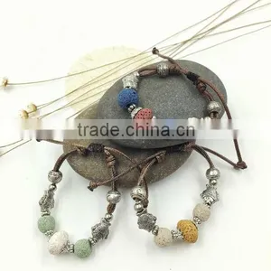 Bob Trading Custom Volcanic Lava Rock Stone Bracelet Women Fashion Jewelry Stone Pictures thumbnail-1