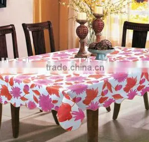 Vinyl With Flannel Backing Table Cloth for Home Supplies, Wholesale Price for Table Cloth thumbnail-1