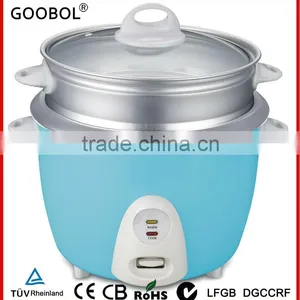 Small Drum Rice Cooker With Colorful Shell & Steamer thumbnail-3