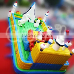 Giant Inflatable Obstacle Course for Sale, Airplane Inflatable Amusement Park, Inflatable Fun City thumbnail-2