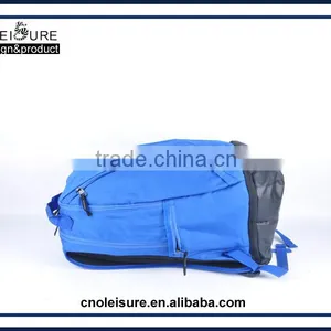 2016 PU Matching Polyester Cheap Cool Backpacks Travel Big Backpack Bags With Pocket Shoe Organizer thumbnail-6