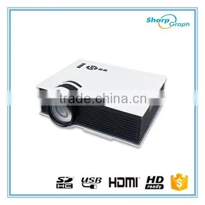 2016 UNIC Office Equipment Mini Full HD 1080p LED Portable UC40+ Home Theater Video Proyector thumbnail-4