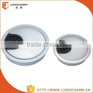 80mm 60mm Cut-out Metal Desk Cable Grommet thumbnail-1