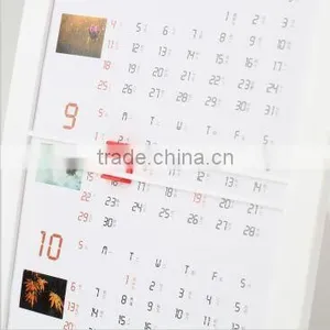 Wholesale Custom ps Calendar Printing 2016 Novelties Goods From China /minion Xmas Gift Concise Style Calendar Printing thumbnail-2