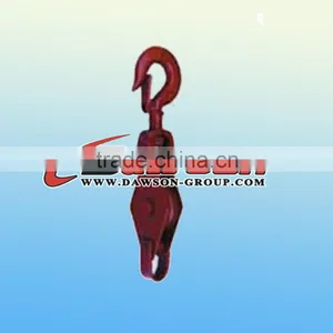 British Type Block Single Sheave With Hook thumbnail-1