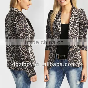 Leopard Print Latest Jacket Women thumbnail-1