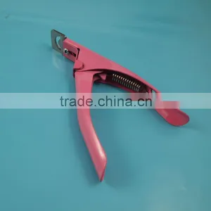 Pink Colored Spray Paint Nail Tip Cutter thumbnail-1