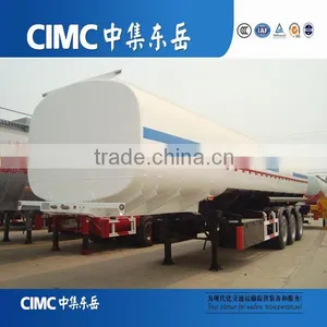 Cimc Leak Proof Structure 2 Man Holes Steel Shell 3 Axle Petroleum Tank Trailer thumbnail-1