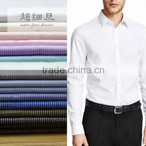 China Supplier 120 Gsm Cotton Polyester Plaid Shirt Fabric thumbnail-1
