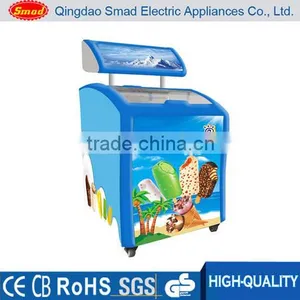 Mini Display Freezer for Ice Cream 150L With CE thumbnail-1
