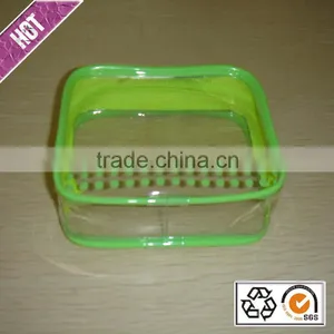 China Waterproof Zipper Cosmetic Bag PVC Zipper Portable Bag PVC Mini Cosmetic Dry Bag thumbnail-2