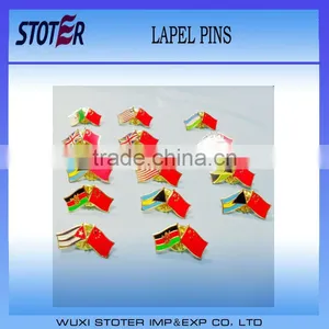 Friendship Custom Flag Lapel Pins thumbnail-1