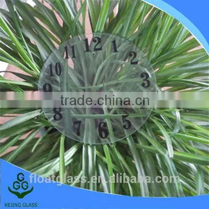3mm,4mm,5mm,6mm,8mm Patterned Clear Float Glass,frosted Glass,round-shape Decorate Wall Clock Glass thumbnail-1