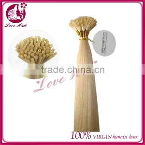 2014 Hot Sale Light Color I-tip Hair Extention thumbnail-1