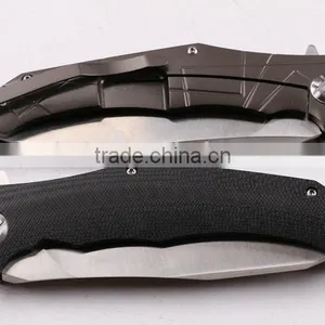 OEM Outdoor G10 Handle Pocket Knife With Sanding Surface thumbnail-6