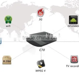 2014 New Arrival Vigica C70S Android Dvb-s2 Cccam, Newcamd With Amlogic 8726-mx Dual Core, Android 4.2.2 and XBMC tv Box thumbnail-3