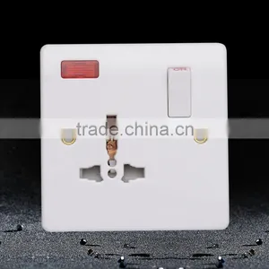 White 250V 10amp 3 Pin Multi Universal Socket Outlet thumbnail-2
