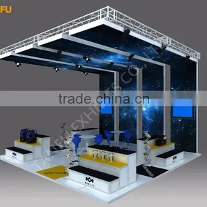 TANFU 6m x 6m or 20 by 20 Trade Show Truss Booth Structures thumbnail-4