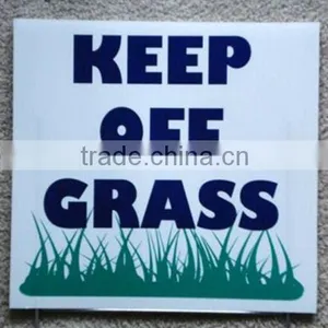 Outdoor Corrugated Pastic Caution Sign thumbnail-1