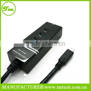 10Gbps Reversible USB 3.1 Type C to 4 PORTS USB 3.0 HUB for Apple Macbook AIR 12" thumbnail-1