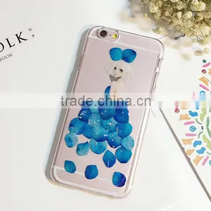 Real Resin Flower Phone Case for Iphone 6s Phone Case for Iphone 6 Mobile Phone Case thumbnail-3