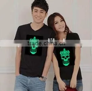 EL Animated T-shirt With Interesting Paint thumbnail-1
