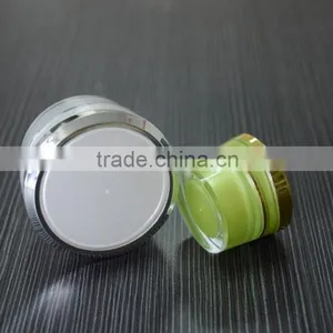 China Wholesale Packaging Cosmetic Cream Plastic Acrylic Cosmetic Jar thumbnail-3