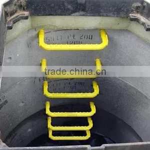 330mm x 230mm Bright Yellow Bolt Manhole Steps/Step Rungs thumbnail-2