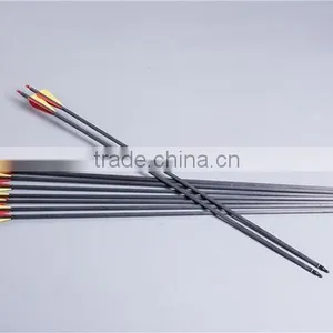 Archery Carbon Fiber Arrows With Plastic Vanes Fit For Compound Bow thumbnail-4