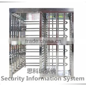 Rfid Card Reader Security Single Lane Full Height Turnstile Gate for Airport Security thumbnail-5