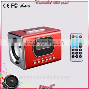 2015 Innovative fm Radio Digital Speaker With Alarom Clock qi Charging Remote Control thumbnail-1
