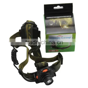 100M Distance Head Lamp 3* AAA Battery 900 Lumens LED Lamp IR Sensor Headlight Headlamp Lantern Flashlight Outdoor Camping thumbnail-6